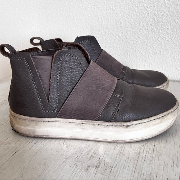 J Slides Holland high top slip on platform sneakers size 7.5 - Picture 2 of 11